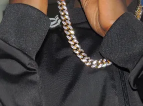 13mm Iced Out 18K Gold Miami Cuban Link