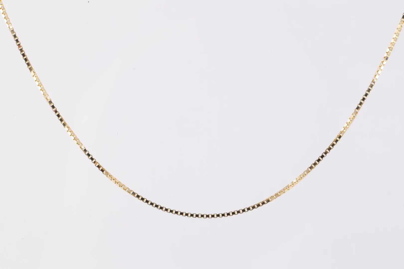 20" 14k Yellow Gold Box Chain (4.26g.)