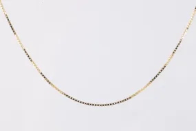 20" 14k Yellow Gold Box Chain (4.26g.)