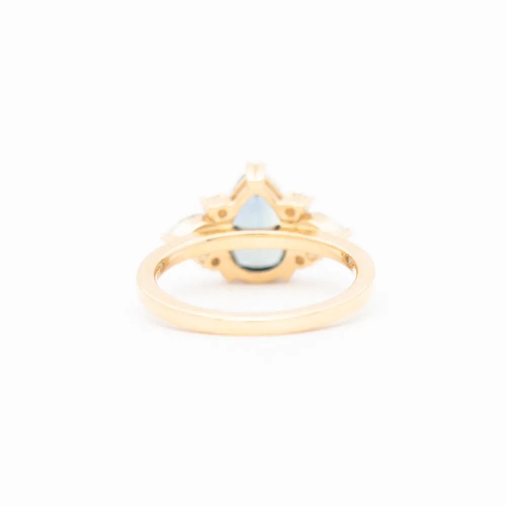 2.24 ct Pear Sapphire Rosalind Ring