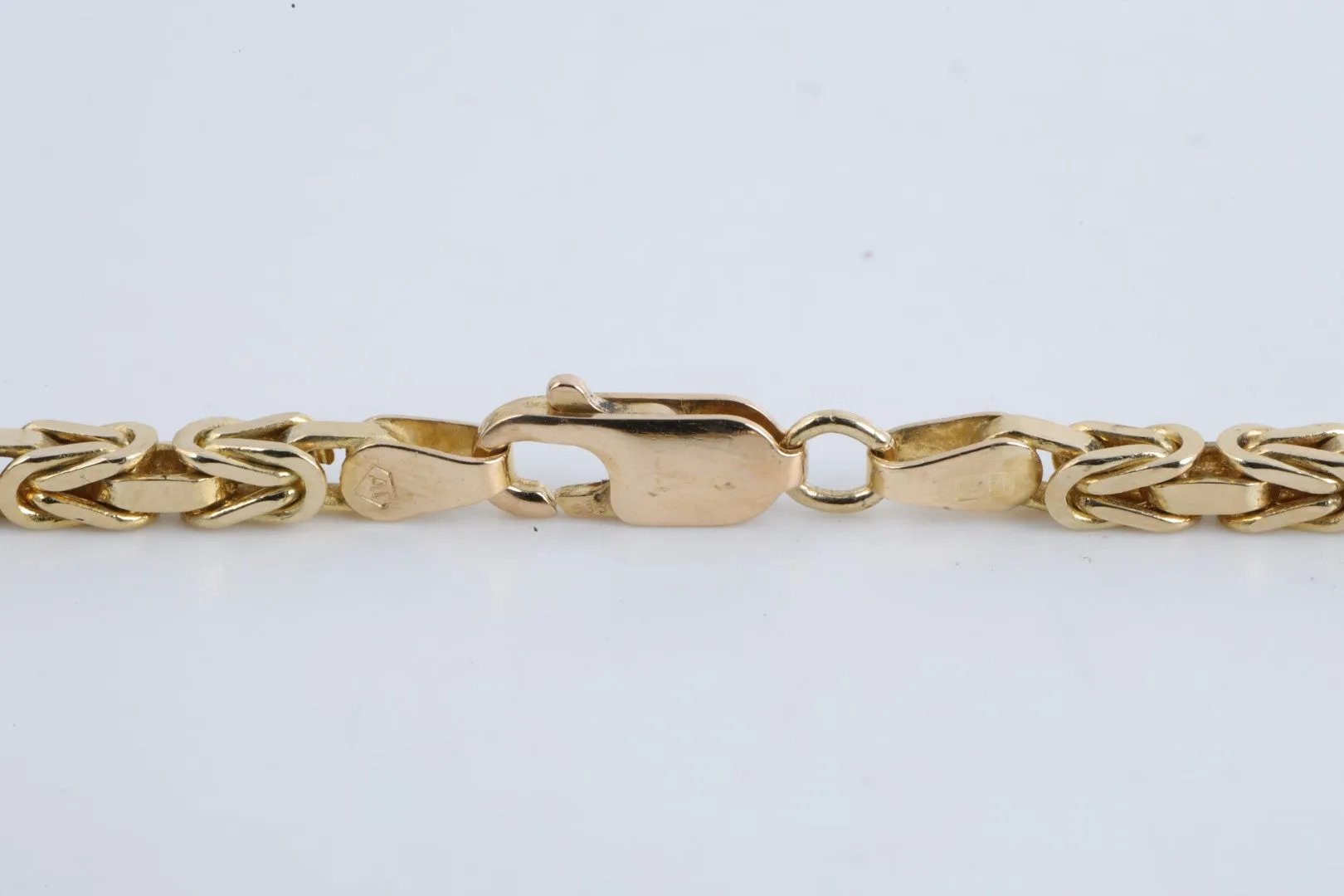 23" 14k Yellow Gold Byzantine Chain (36.96g.)