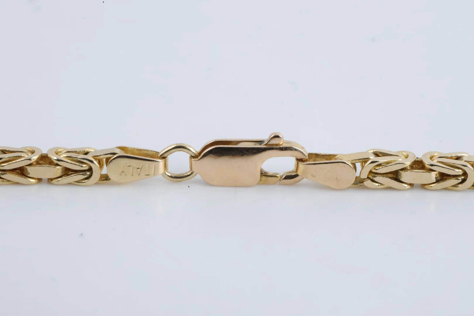 23" 14k Yellow Gold Byzantine Chain (36.96g.)