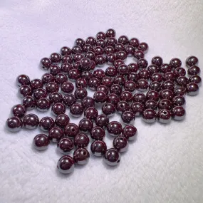 8mm Genuine Cinnabar Round Beads for DIY Jewelry Making Projects