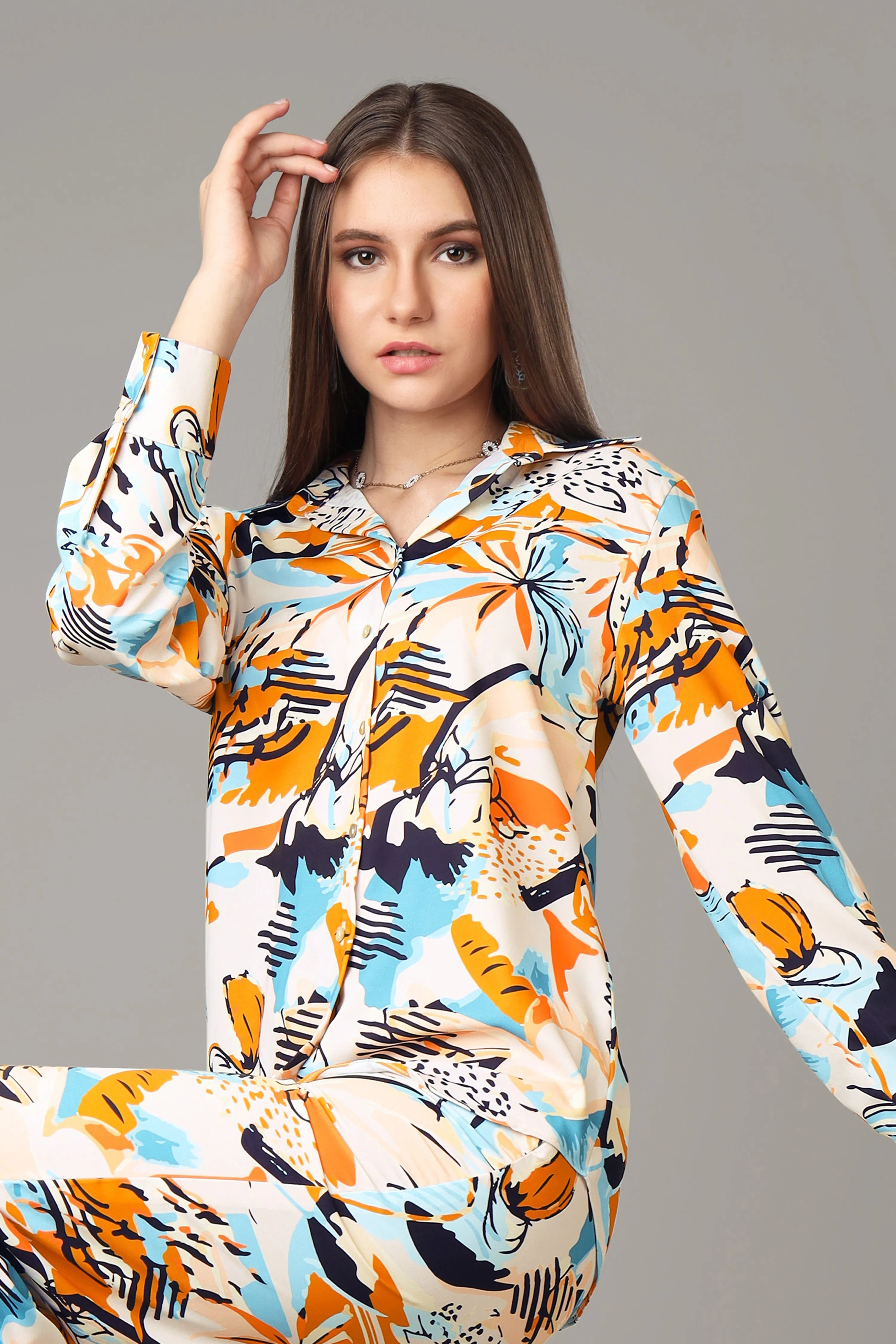 Abstract Shirt for Women