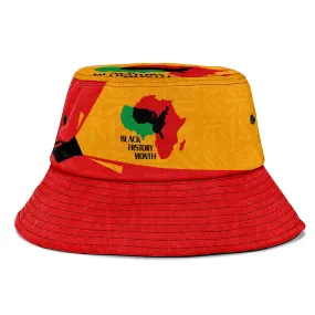 African American Black History Month Bucket Hat