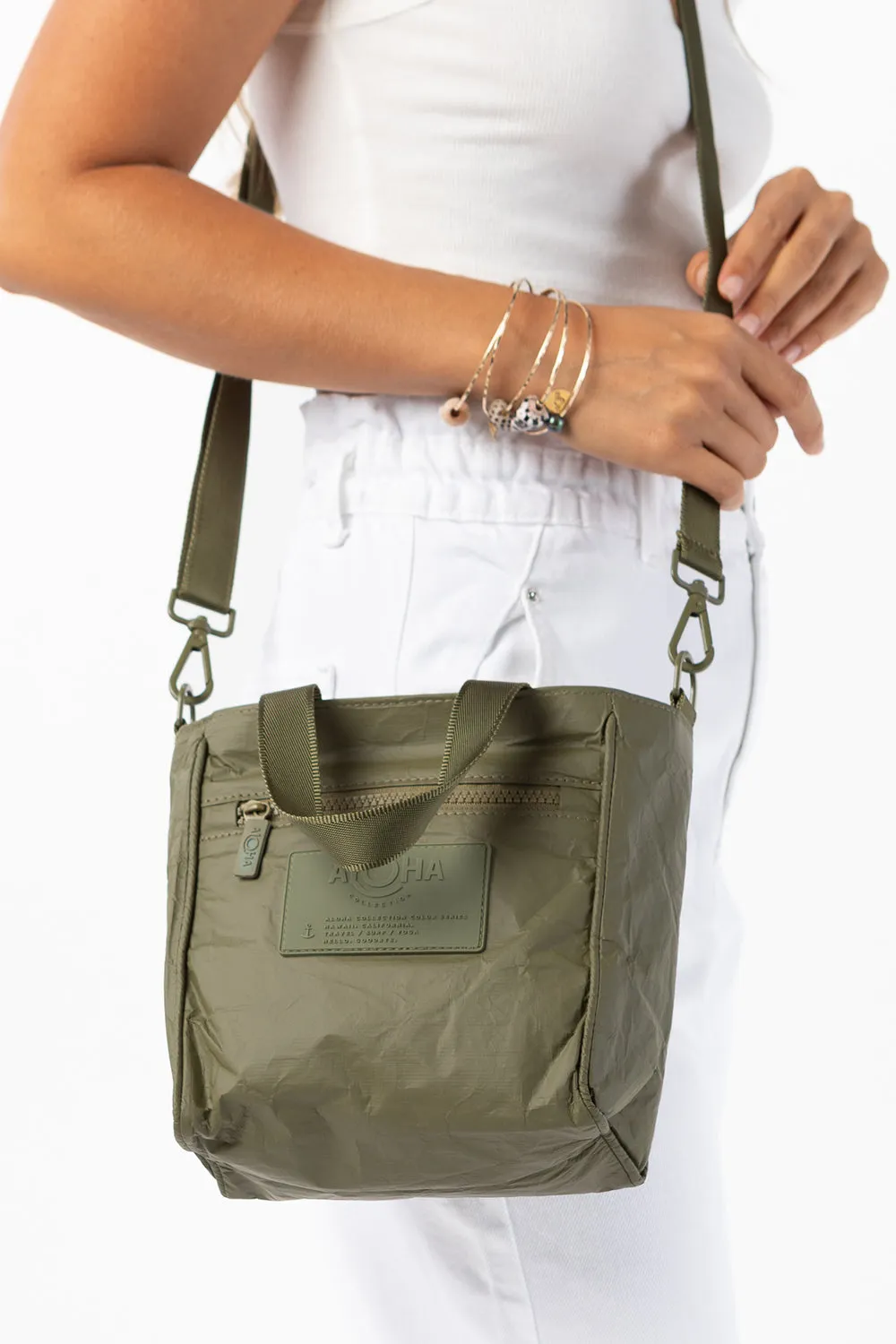 ALOHA Collection Monochrome Crossbody in Olive