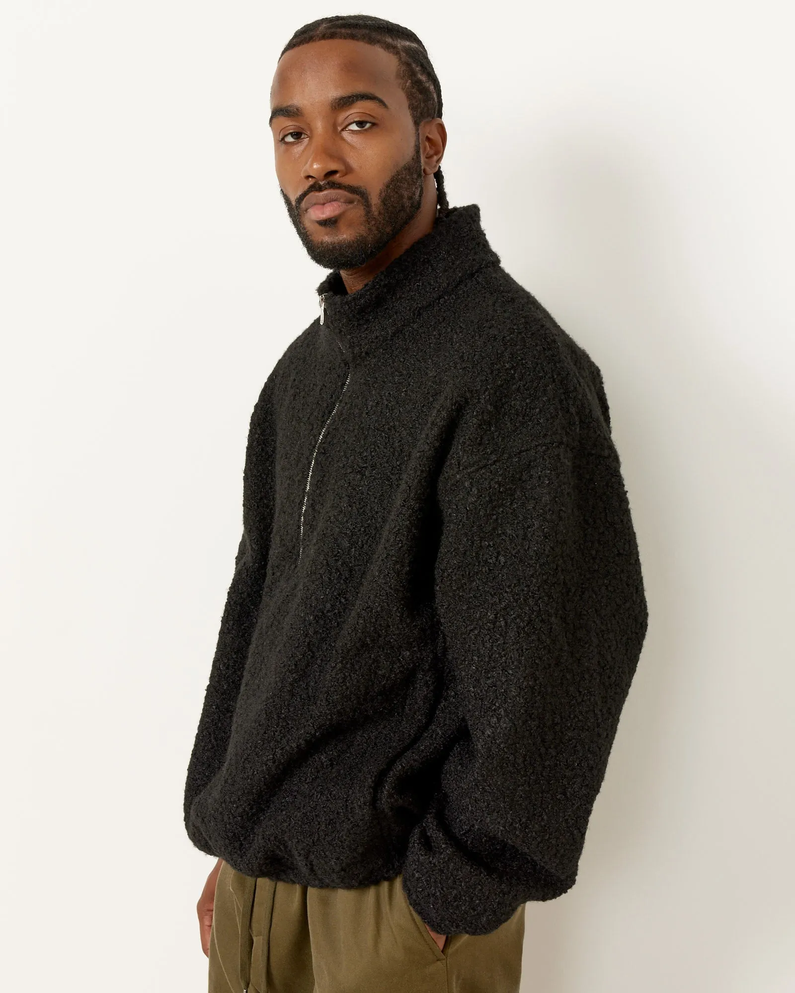 Alpina Pullover Sherpa in Black