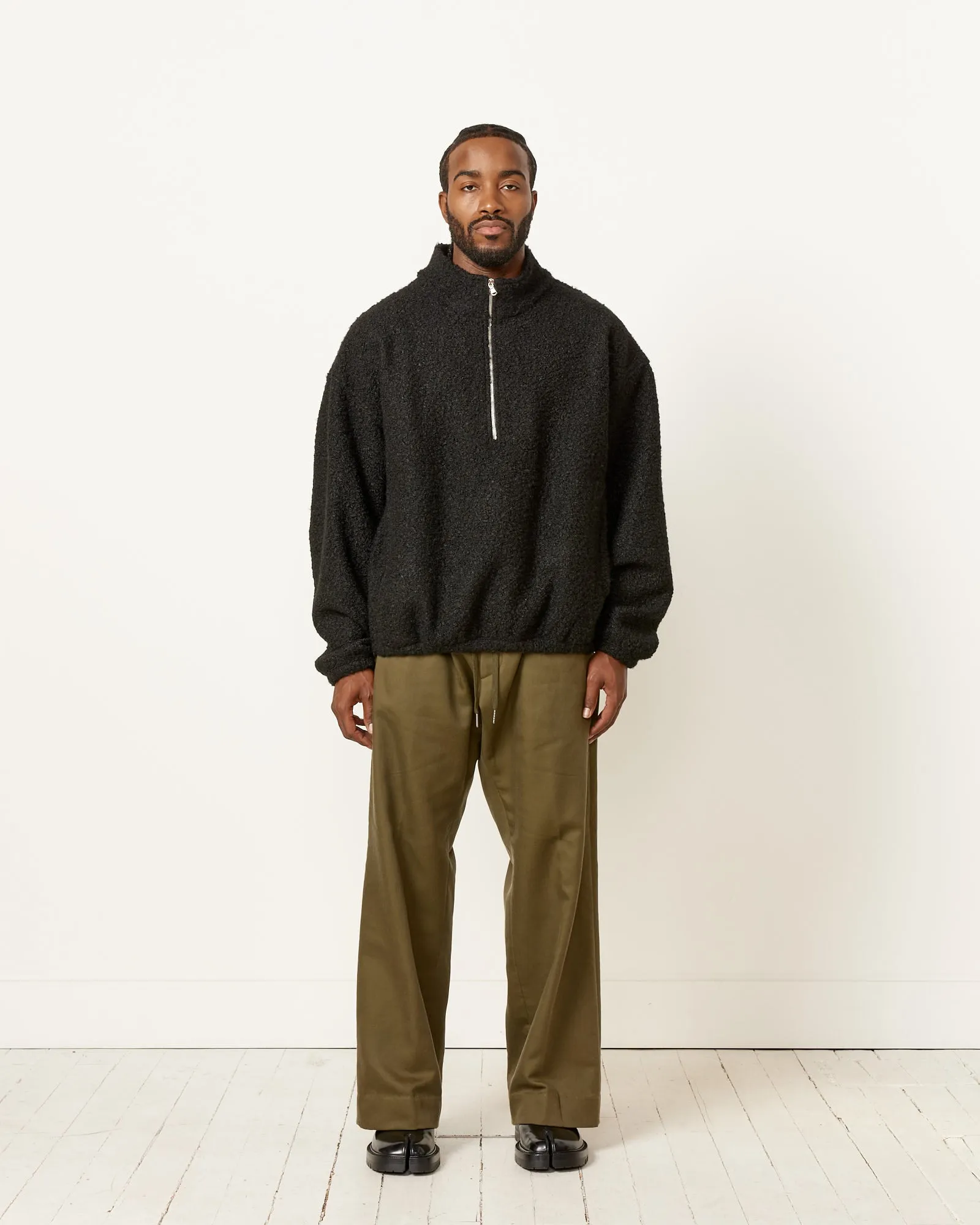 Alpina Pullover Sherpa in Black