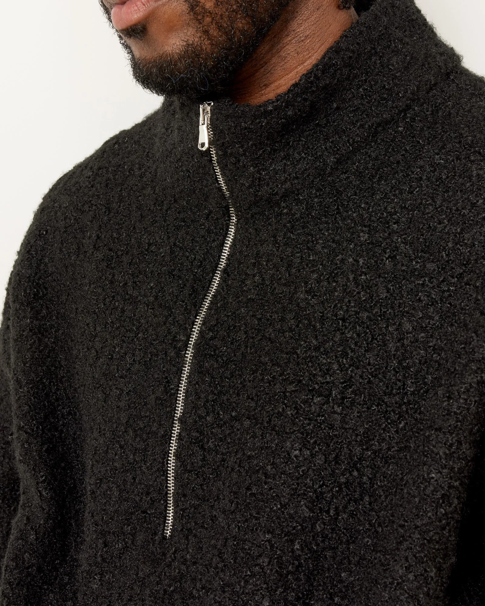 Alpina Pullover Sherpa in Black