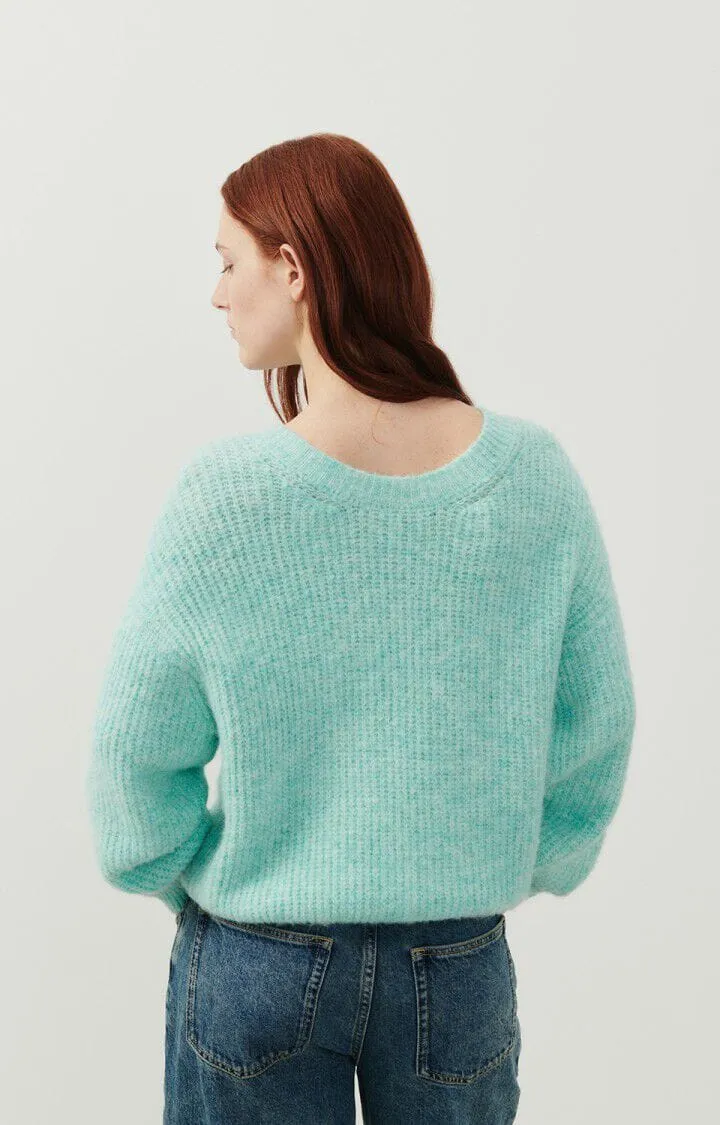 American Vintage Women's Jumper East- Lagoon Melange