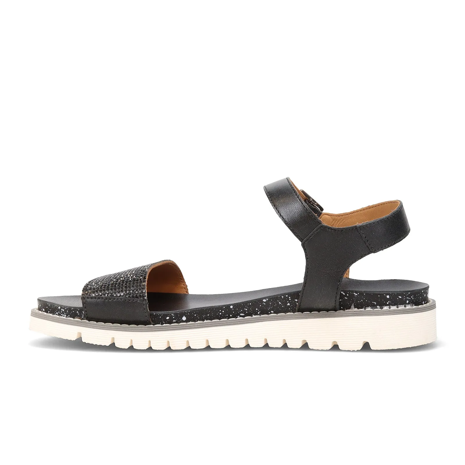 Ara Karine Backstrap Sandal (Women) - Black