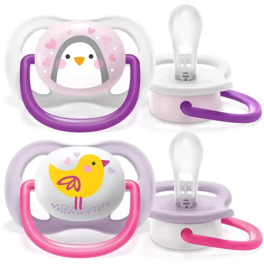 Avent Ultra Air Design Baby Soother (0 - 6m) - Animals