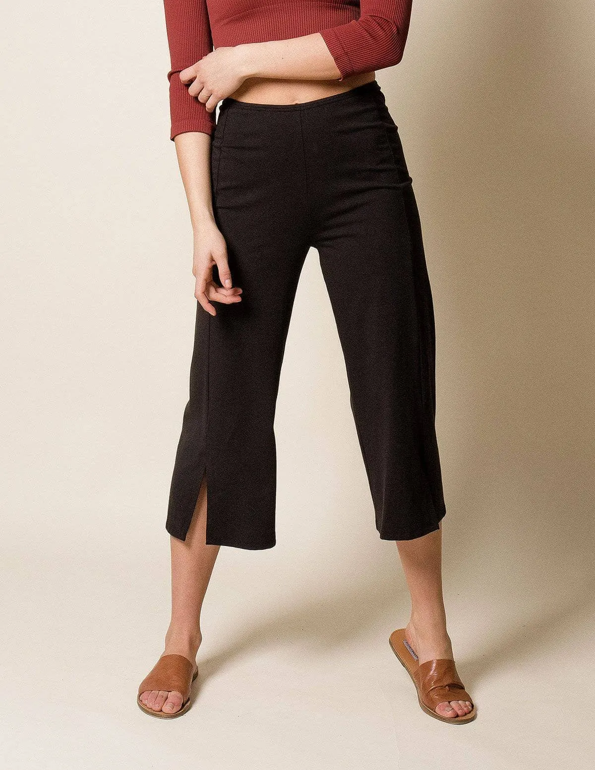 Bamboo Crop Pants -Small Only