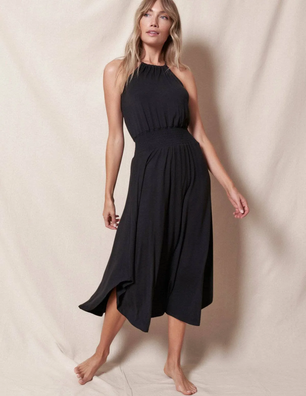 Bamboo Halter Dress - As-Is-Clearance