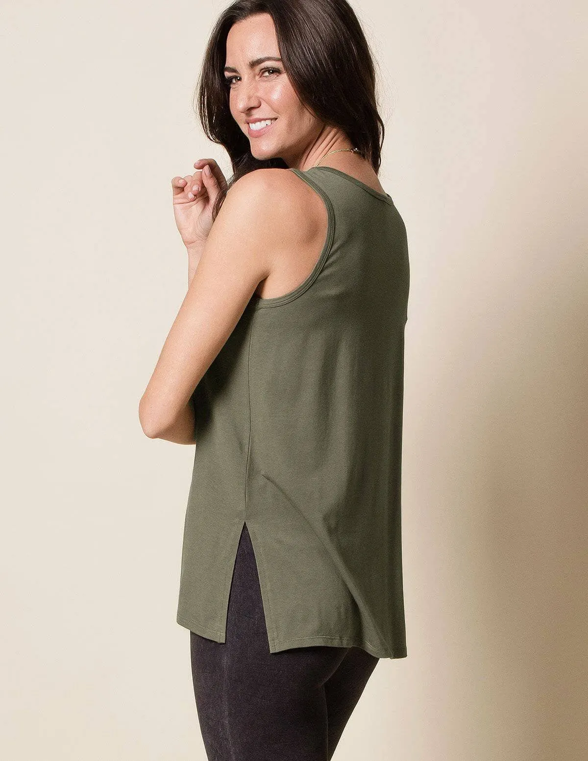 Bamboo / Organic Cotton Boxy Tank