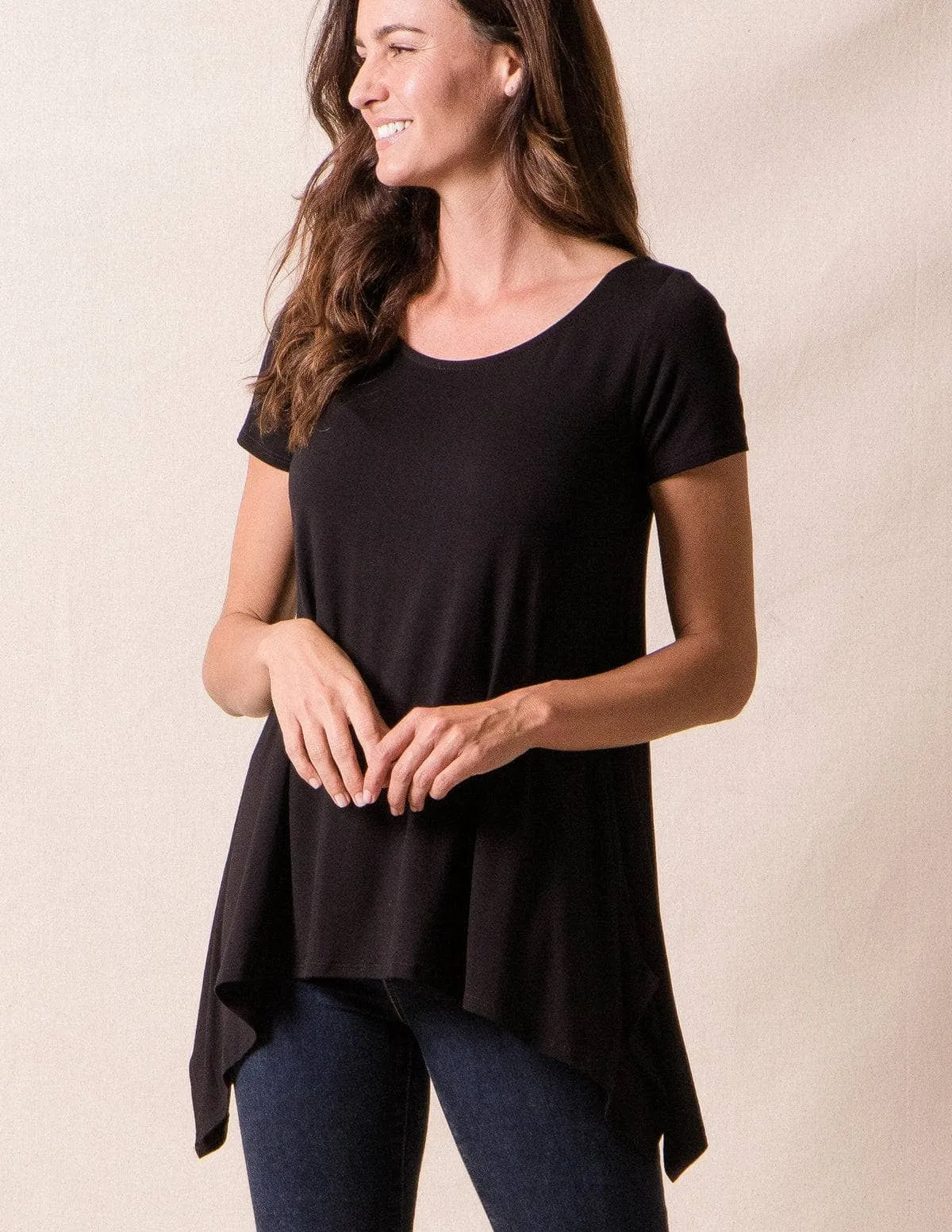 Bamboo Sharkbite Tunic - S and XL Only