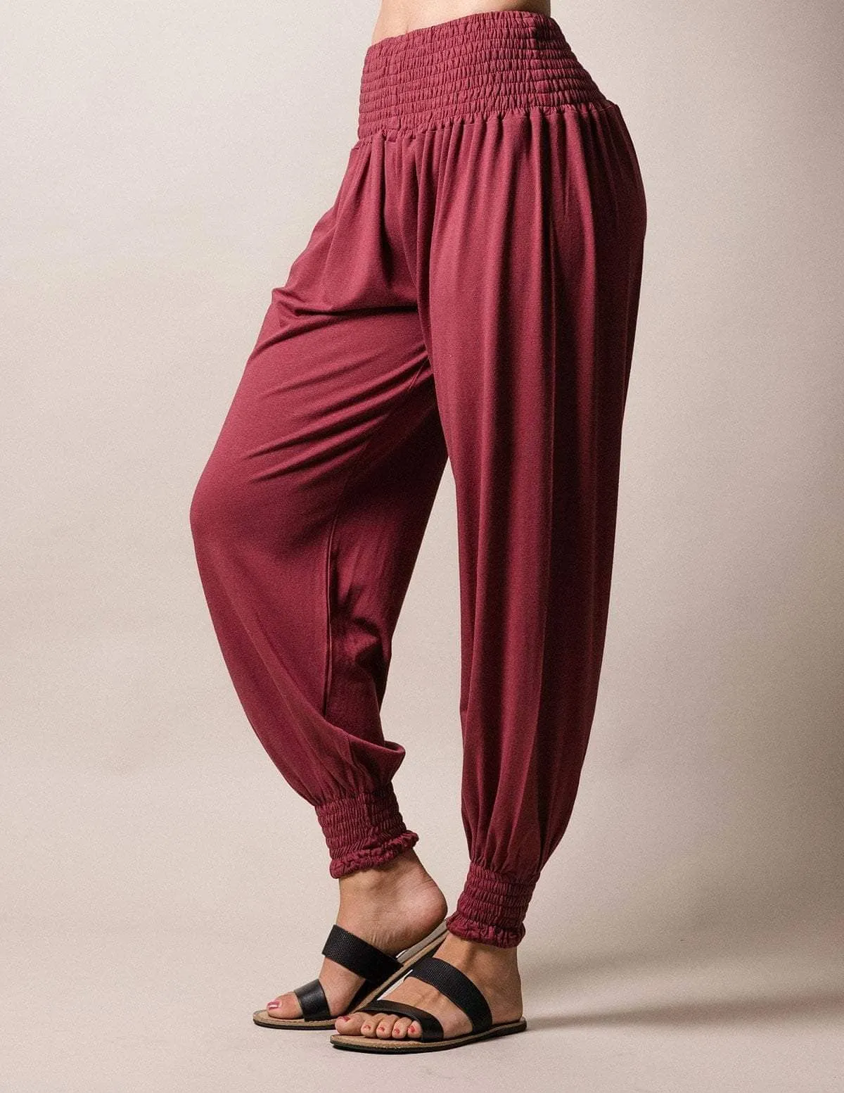 Bamboo Taj Pants - Tibetan Red