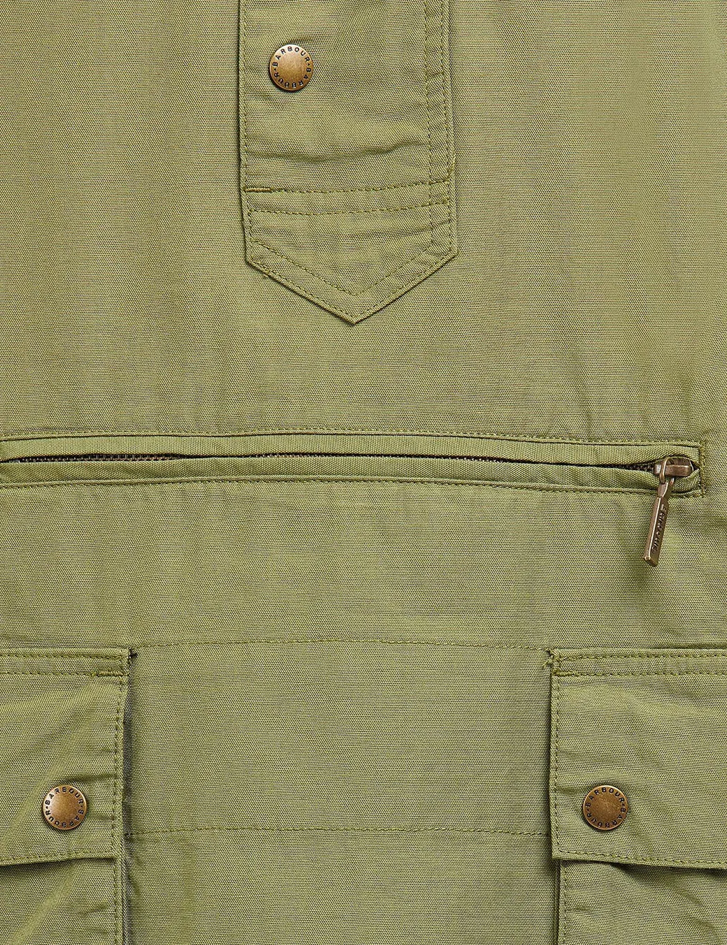 Barbour Nagoya Overhead Jacket  - Mid Olive