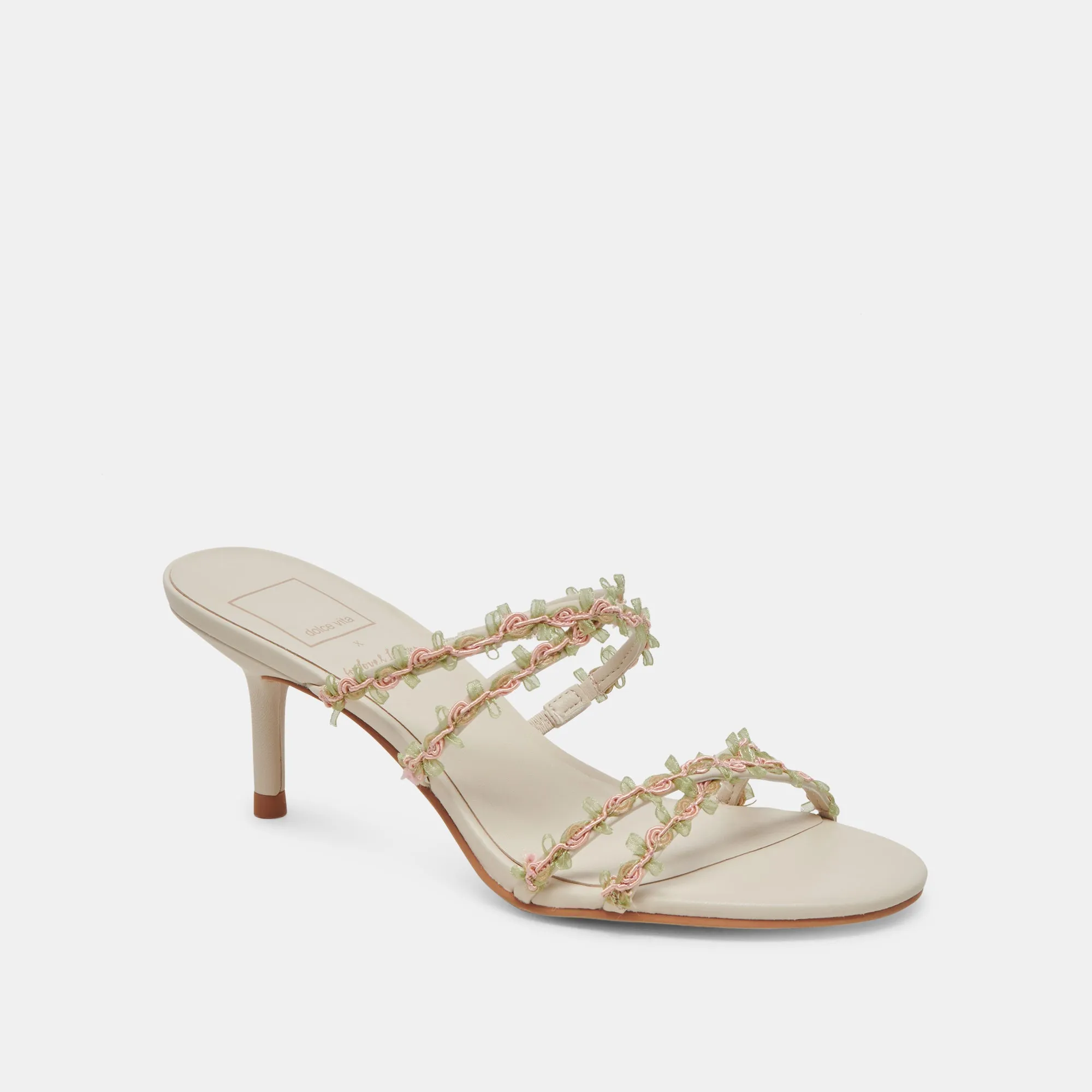 BETTI HEELS IVORY MULTI STELLA