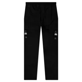 Buckle Cargo Pants - Black