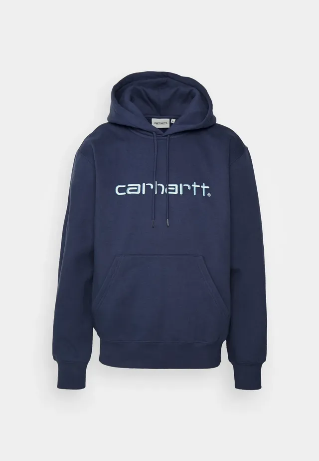 Carhartt Hoodie Hodded American Script Sweat 1030230 12E enzian-misty sky 