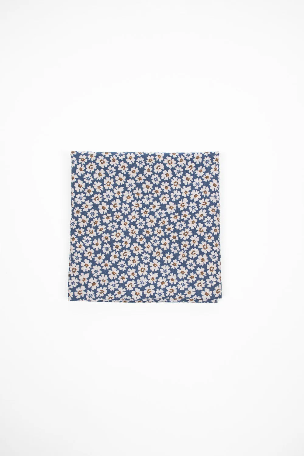 Chambray Floral Scarf Dusty Beige