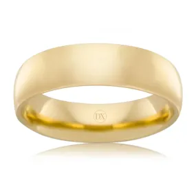 Classic Comfort 6mm - 9ct Yellow Gold