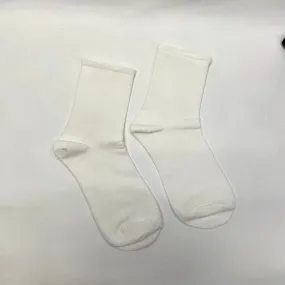 Classic Quarter Socks - White