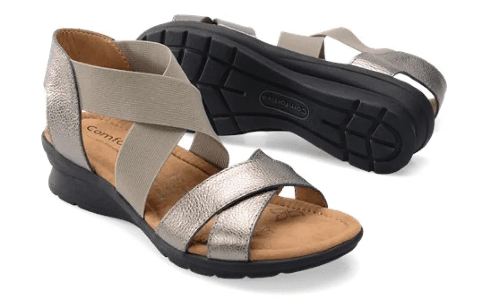 COMFORTIVA Women's •KEAGEN•  Wedge Sandal - New with defect