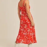 Coralina  Floral Dress