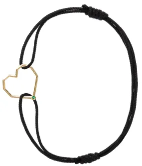 CORAZON ESMERALDA CORD BRACELET