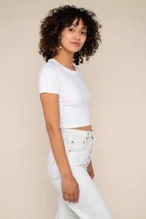 Cotton Cropped Baby Tee