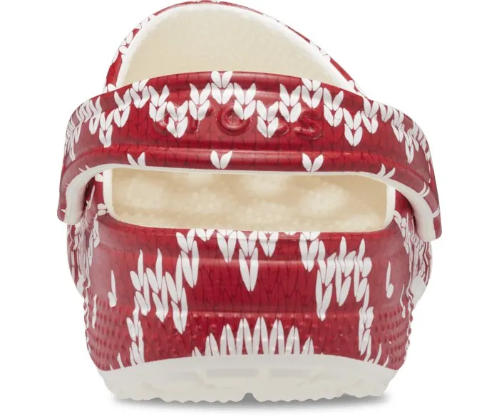 Crocs Unisex Classic Holiday Sweater Clog - Multi