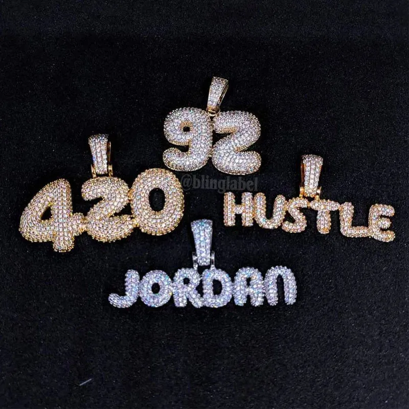 Custom Name Rapper Necklace (Premium 18K Plating)