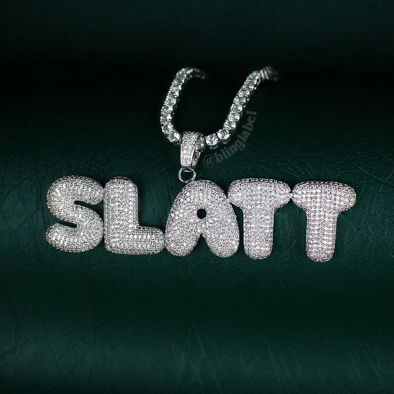 Custom Name Rapper Necklace (Premium 18K Plating)