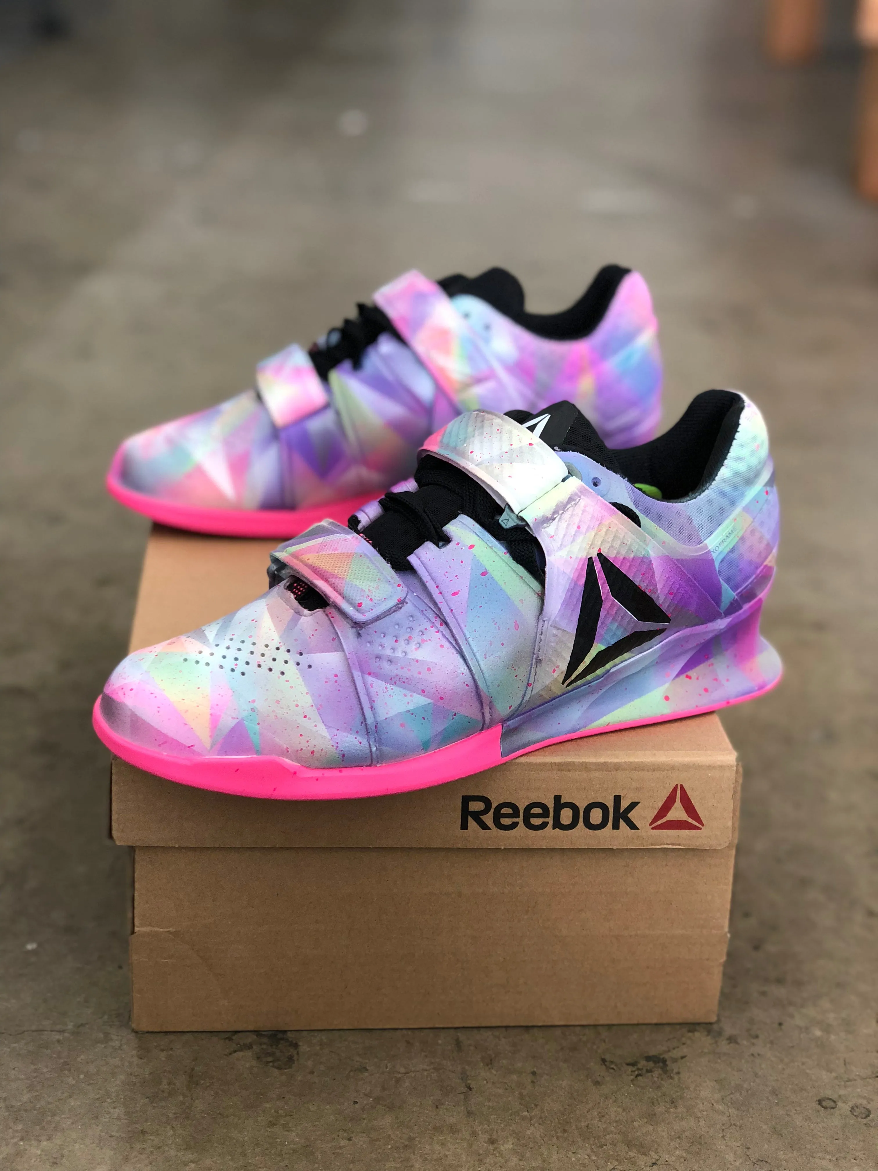 Custom Pastel Prism Reebok Legacy Lifters