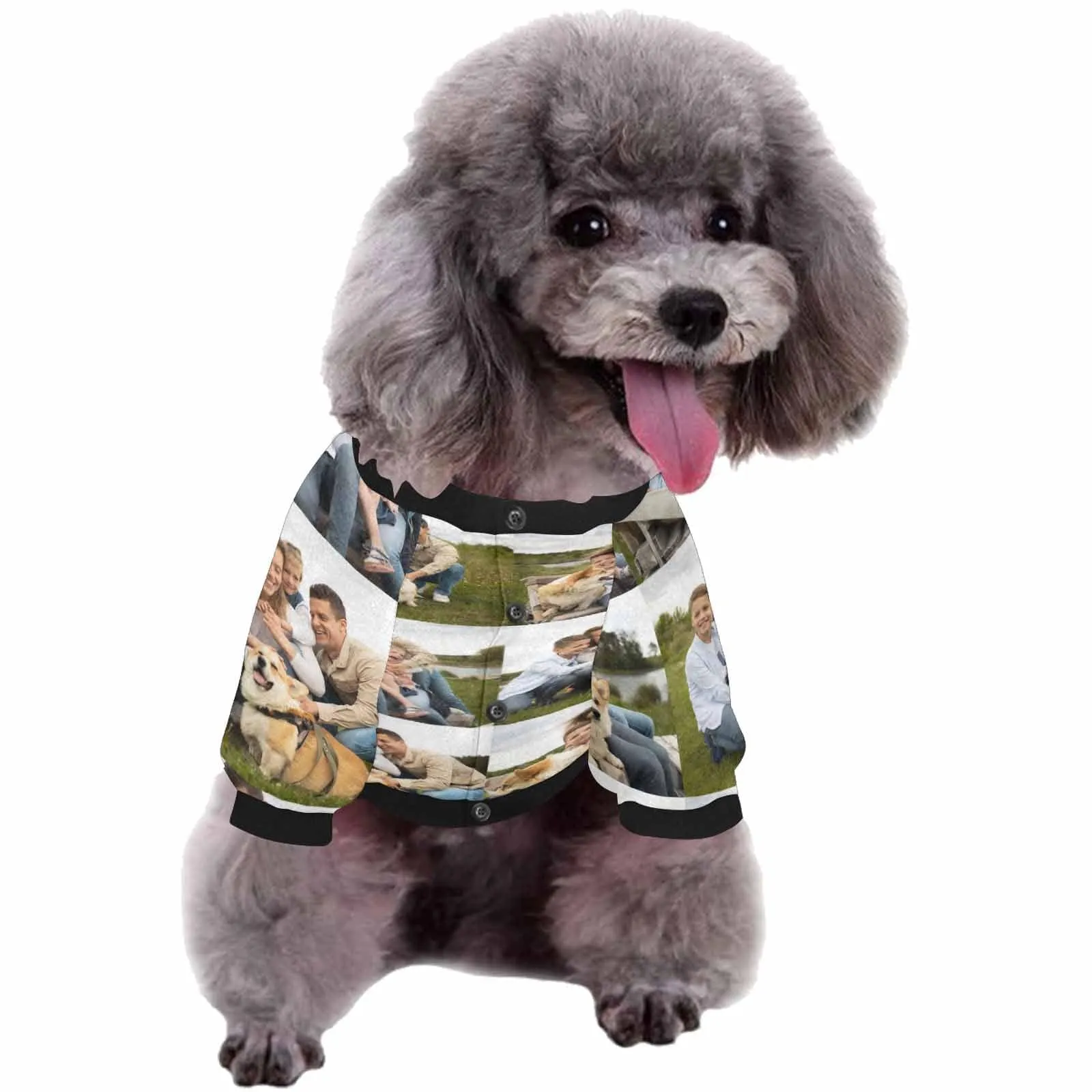 Custom Photo Family Matching Dog and Owner Hawaiian Shirts Custom Pet Shirt Dog Gift