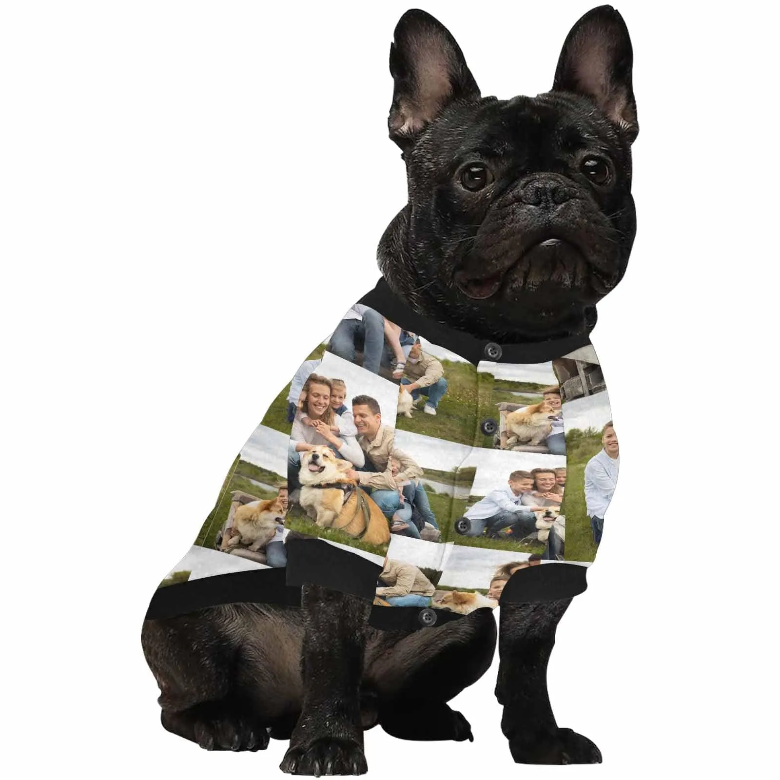 Custom Photo Family Matching Dog and Owner Hawaiian Shirts Custom Pet Shirt Dog Gift