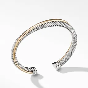 David Yurman Crossover Cuff with Gold 5MM