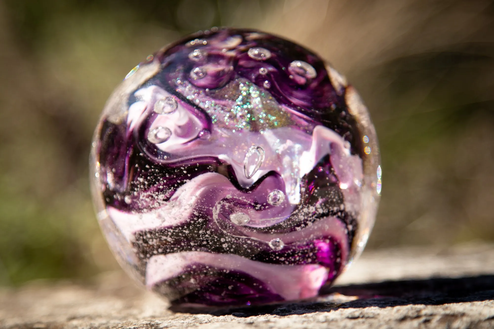 Dichroic Splash Orbs