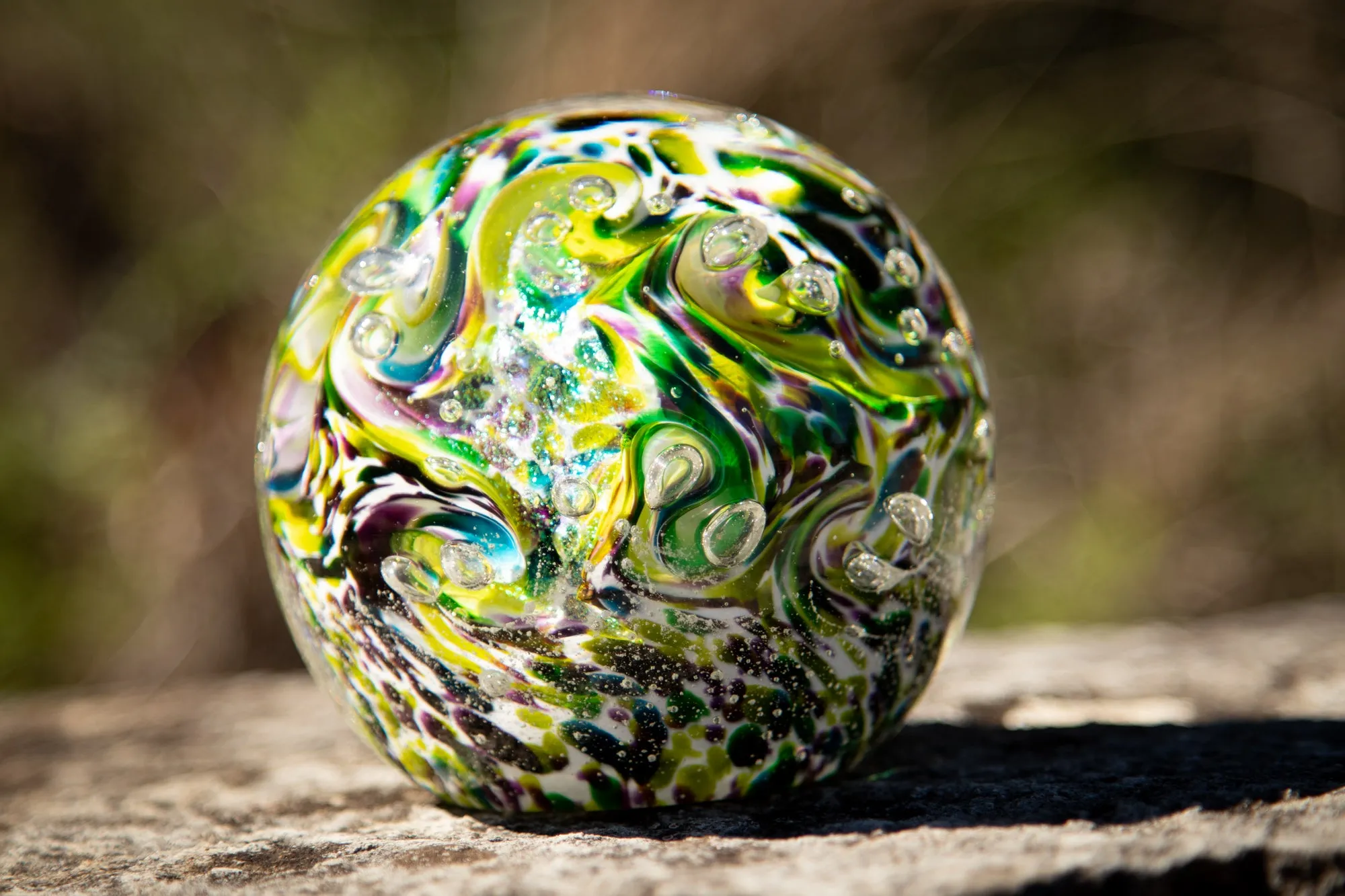 Dichroic Splash Orbs