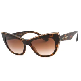 Dolce & Gabbana 0DG4417 Sunglasses Dark Tortoise / Gradient Brown Women's