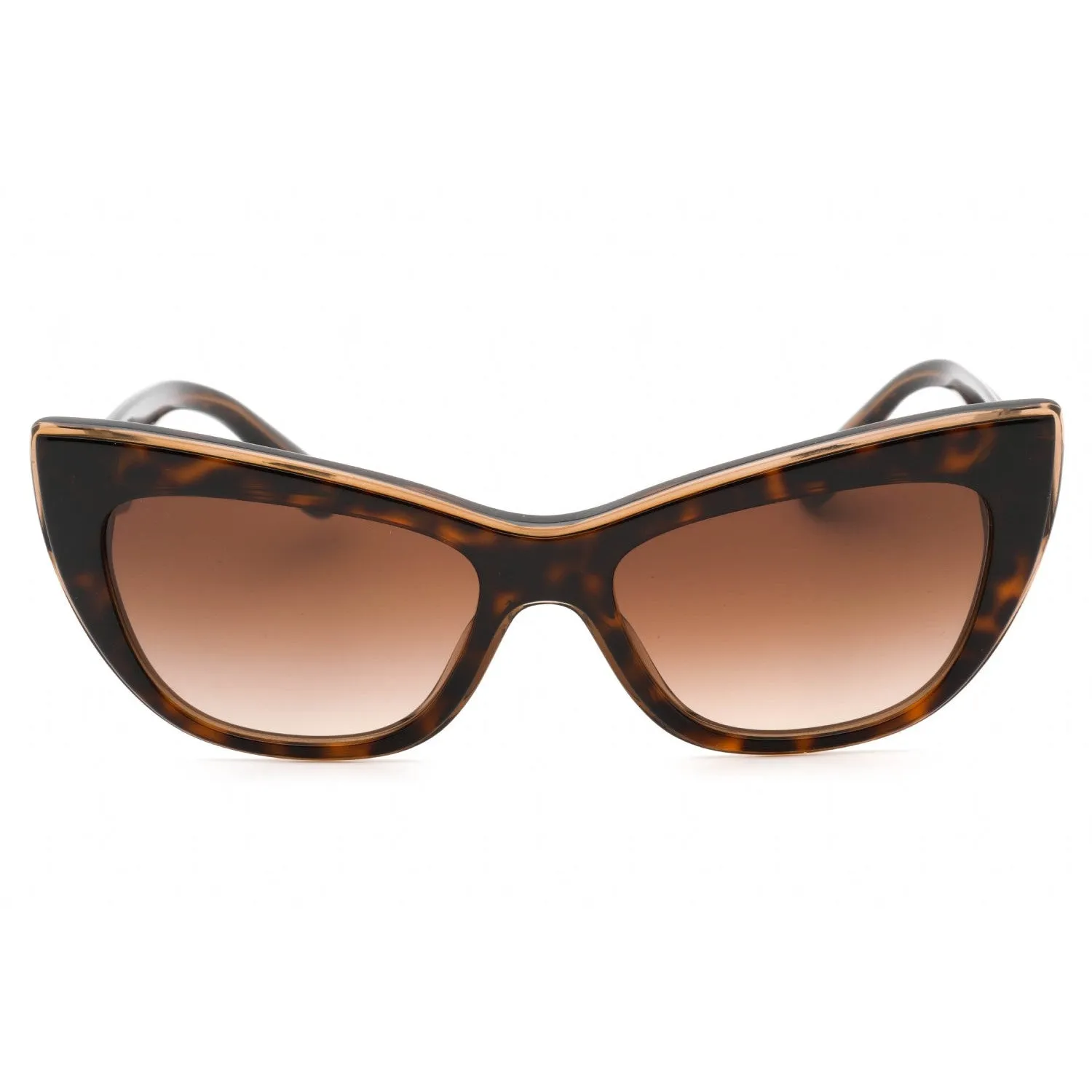 Dolce & Gabbana 0DG4417 Sunglasses Dark Tortoise / Gradient Brown Women's