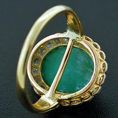 Edwardian Platinum & 18kt Diamond & Turquoise Scarab Ring