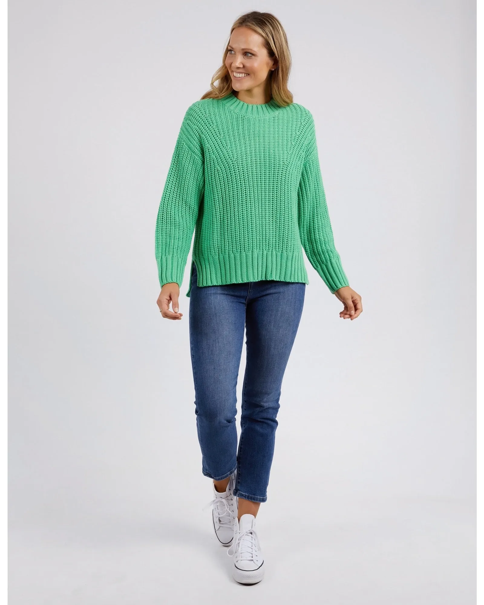 Elm - Verbena Cotton Knit - Meadow