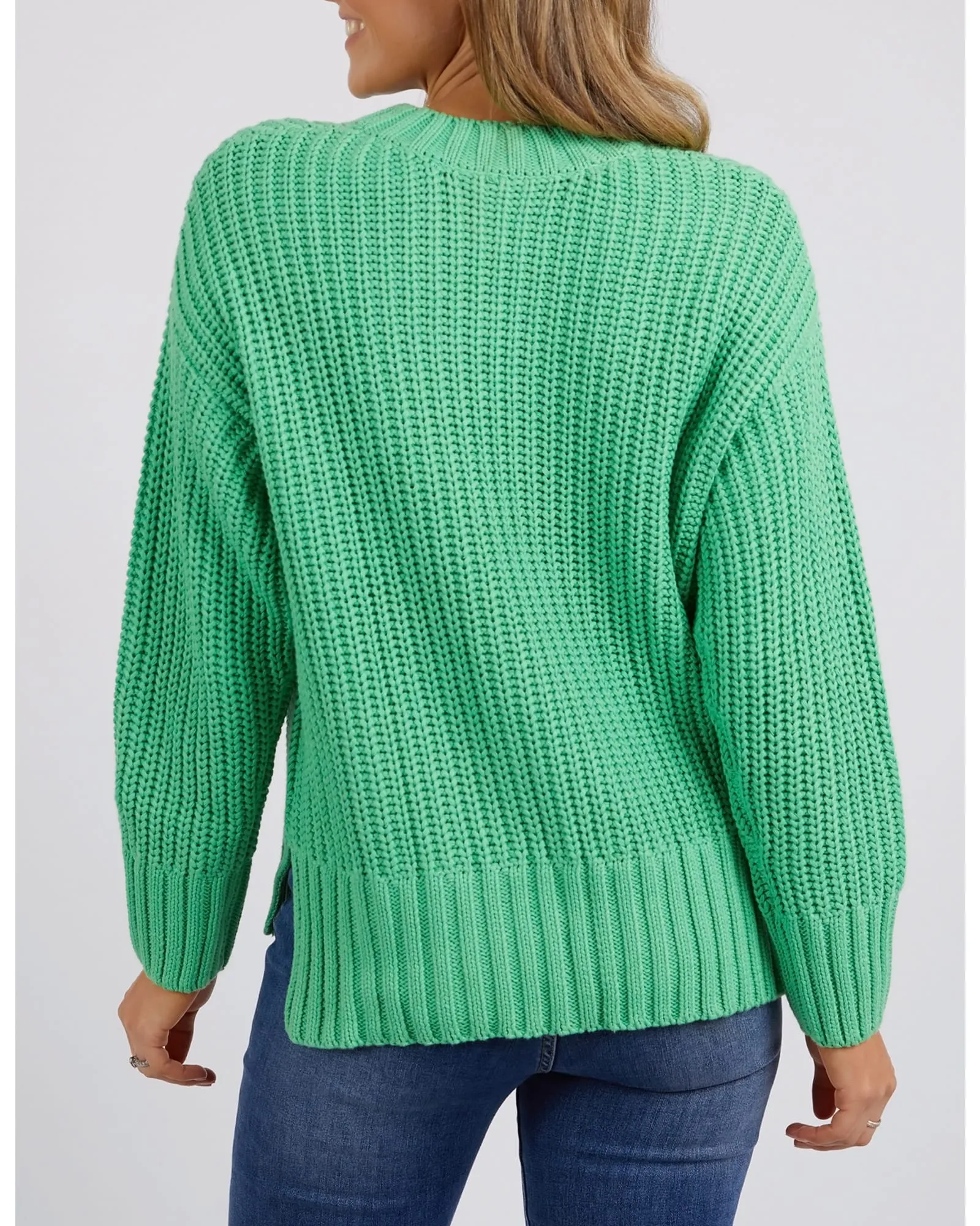 Elm - Verbena Cotton Knit - Meadow