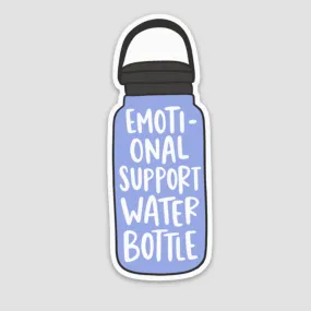 Emotional Support Water Bottle Sticker