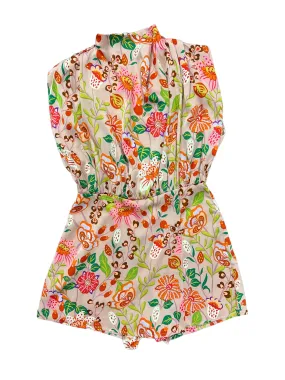 Floral Satin Romper