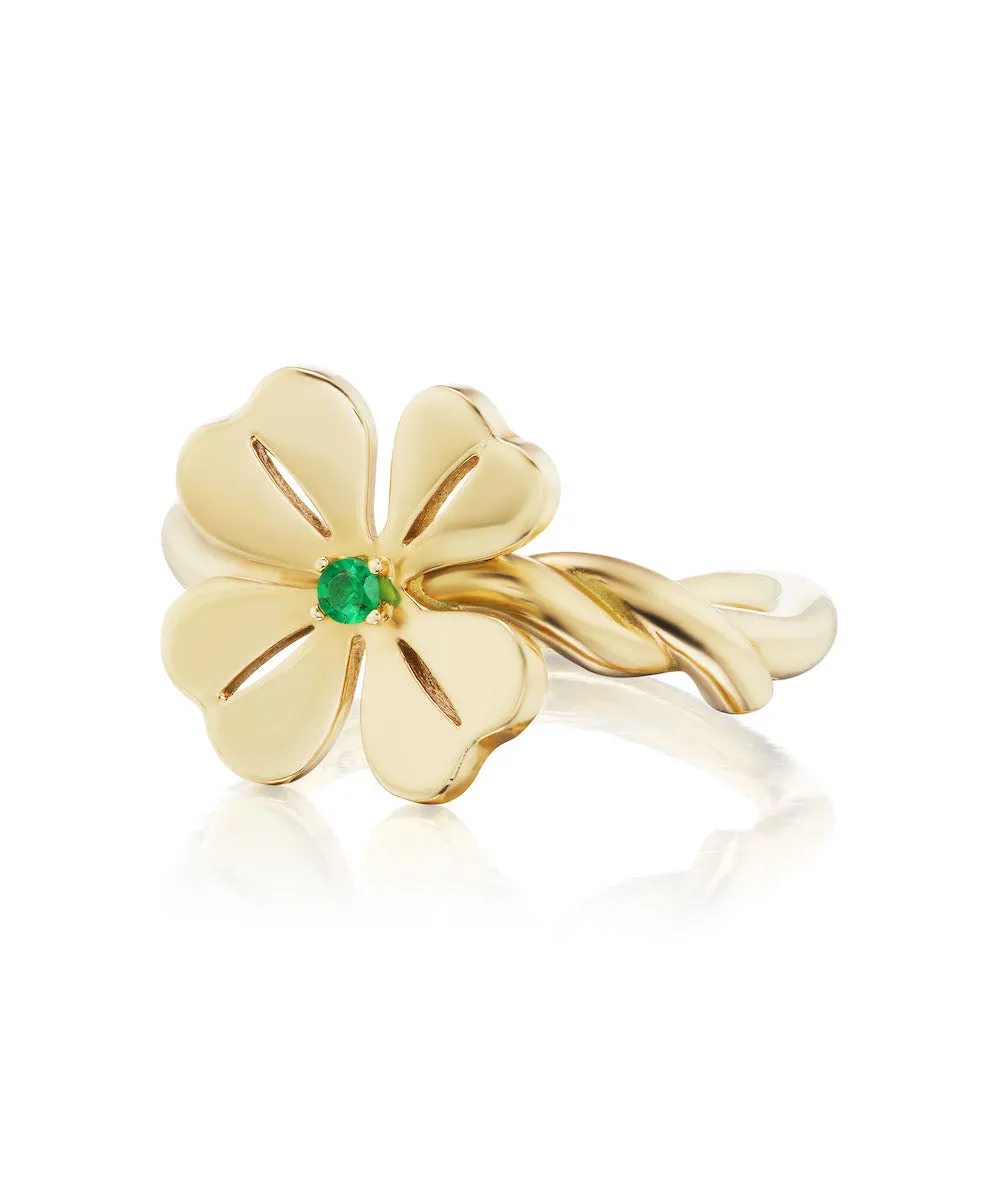 Four Leaf Clover Ring