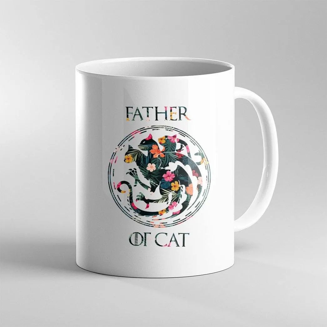 Gearhuman 3D Father Of Cats Fathers Day Gift Custom Name Mug